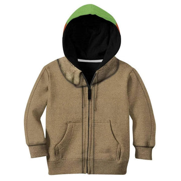 The Mandalorian Baby Yoda Cosplay Sudadera Casual con Cremallera para Niños